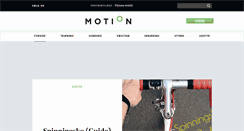 Desktop Screenshot of motion-online.dk